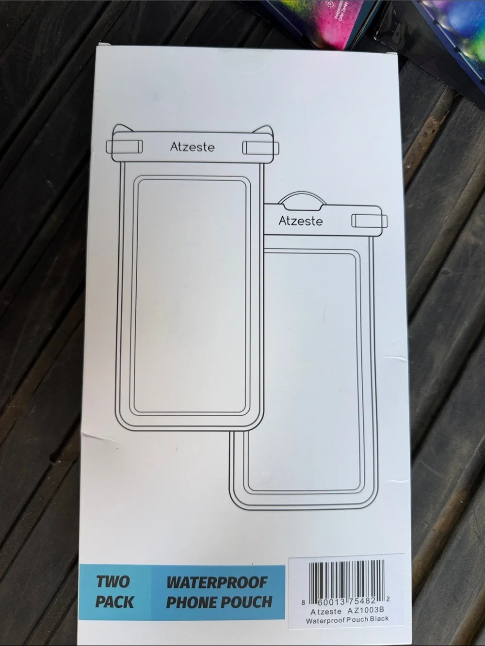 Brand new Atzeste waterproof phone pouch x 2 black